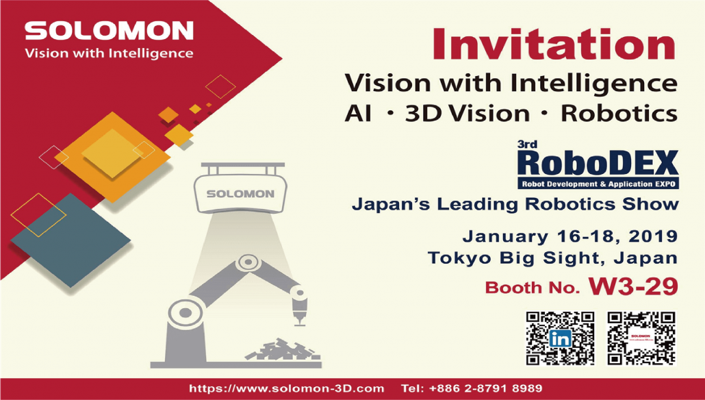 imitation to Solomon's AI, 3D vision, and robotics seminar at RoboDEX 