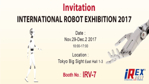 International Robot Exhibition 2017 (Tokyo)