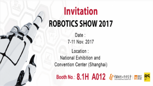 SOLOMON To Exhibit At Robotics Show 2017 (Shanghai)