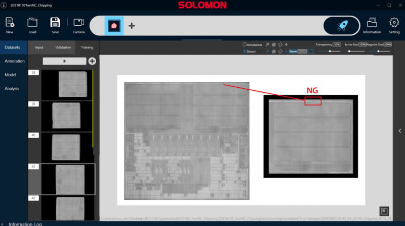 Quality control of semiconductor die with AI
