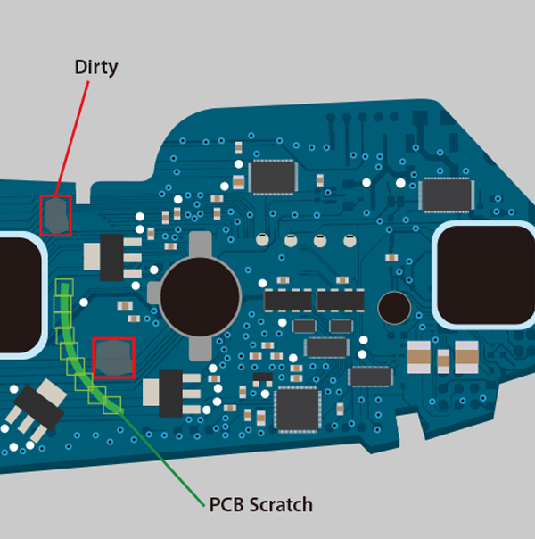 Metal substrate inspection case
