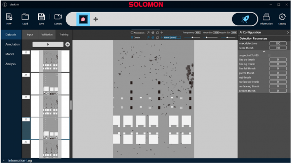 Intelligent AI defect detection for silicon wafers
