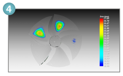 screenshot of user interface showing SolMotion's 3D matching defect inspection feature