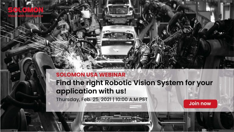 Find the right  Robotic Vision System for your application with us