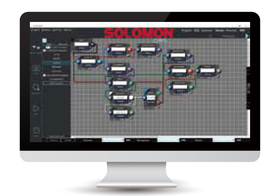 a computer monitor showing AccuPick 2D user interface on the screen