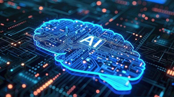 Abstract illustration of artificial intelligence
