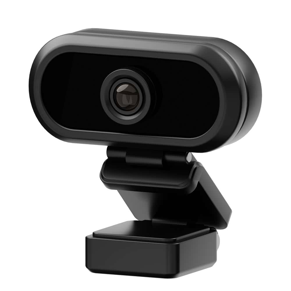 Webcam black webcam on a white background