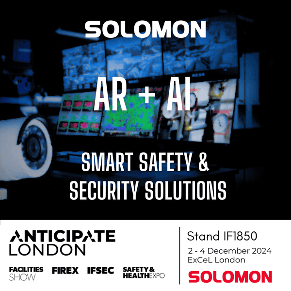 Solomon IFSEC Anticipate London exhibition invitation