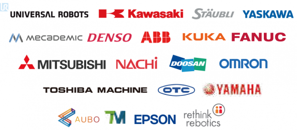 Support of more than 20 robot brands in AccuPick 2D