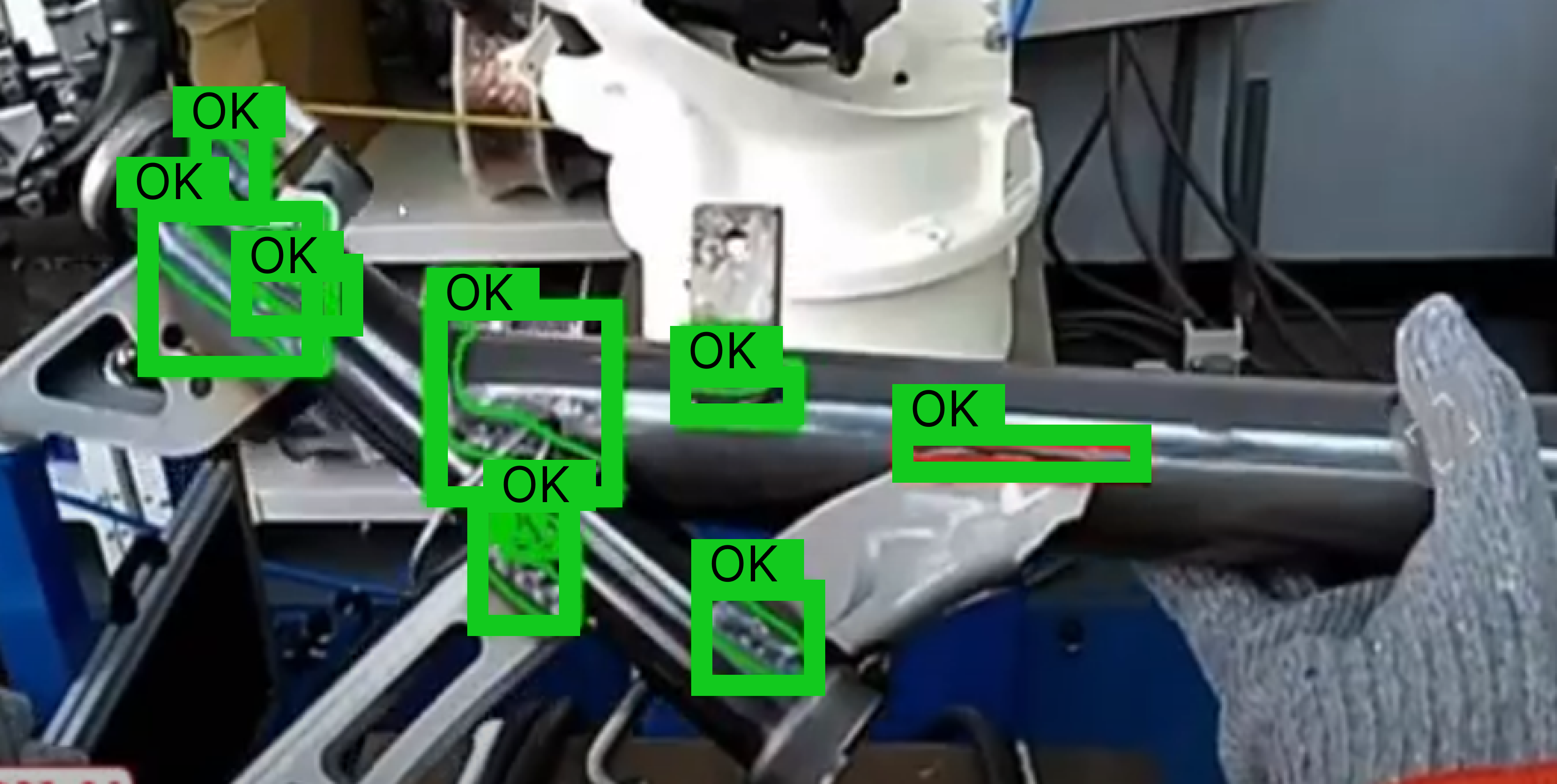 AI inspection of metal frame welding