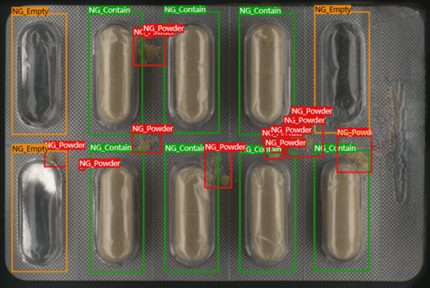 Press Through Package defect detection case
