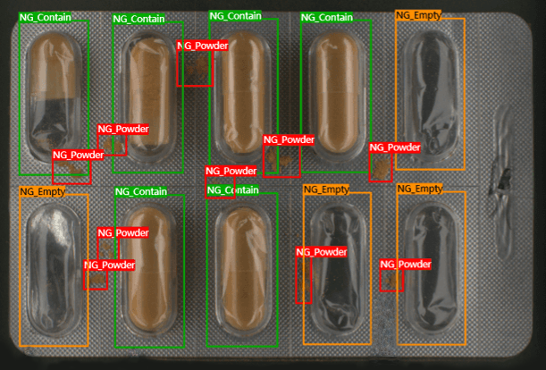 Pharmaceutical blister pack inspected by AI