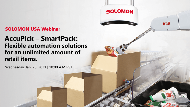 Solomon USA webinar - Flexible automation solutions for an unlimited amount of retail items.
