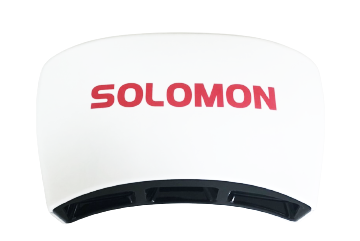 SolScan industrial 3D camera cover with Solomon logo in red