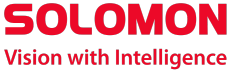 Solomon 3D logo and slogan (Vision for Intelligence)
