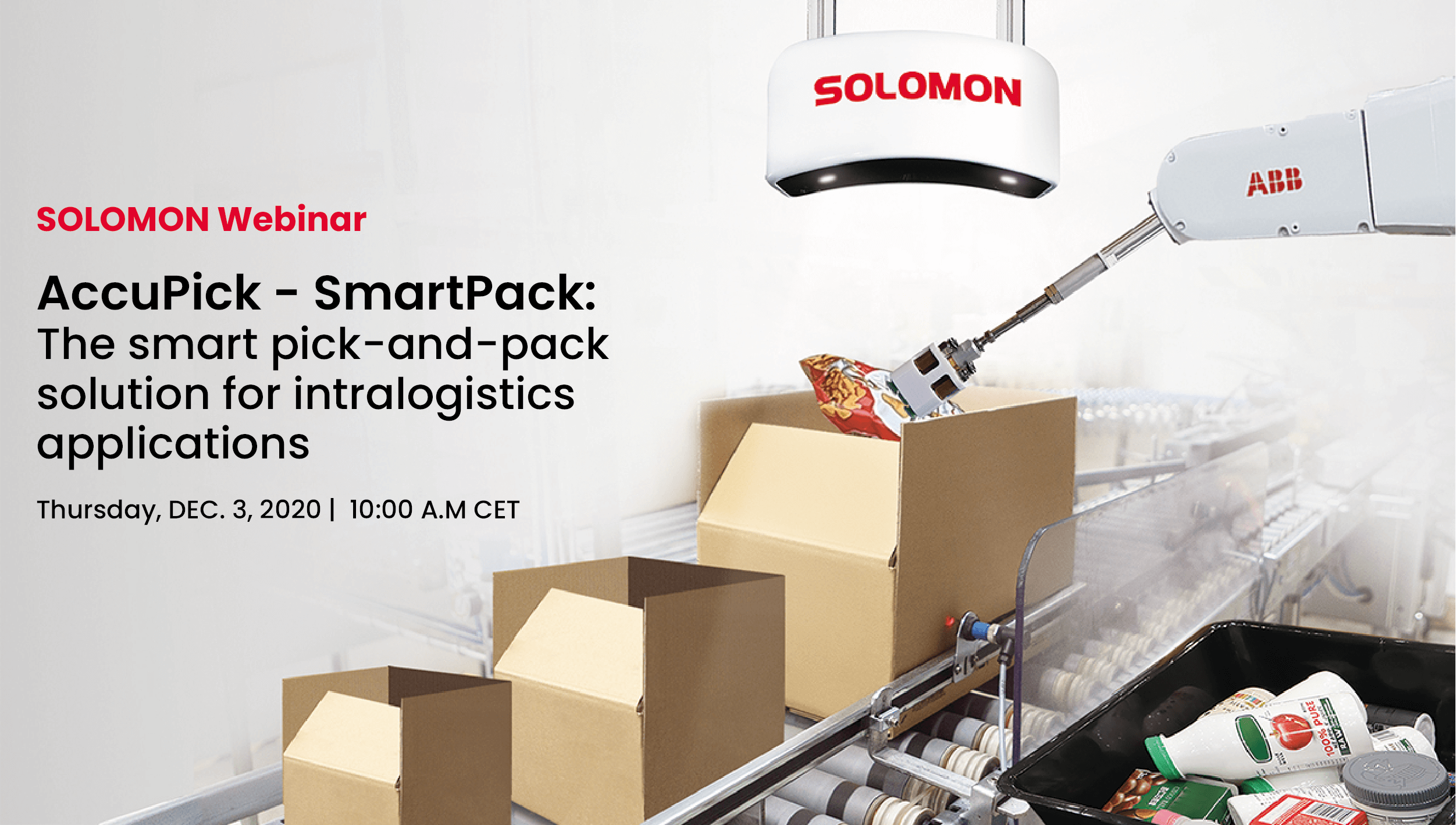 AccuPick – SmartPack: The smart pick-and-pack solution for intralogistics applications