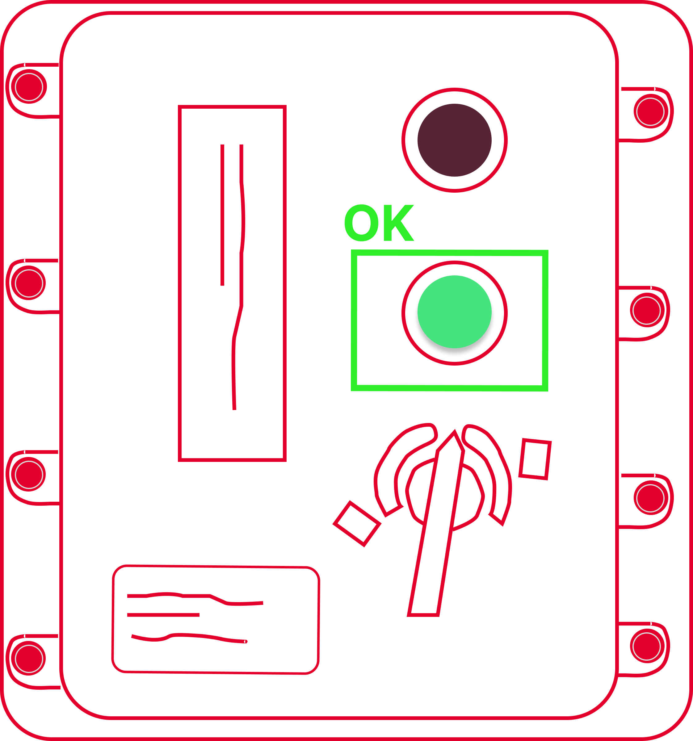 static eliminator light is lit green