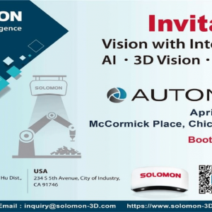 Visit Solomon AI and 3D Vision at Automate 2019