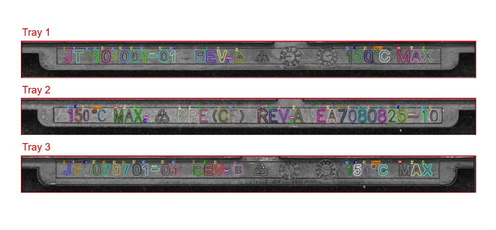 Tracking codes on semiconductor trays