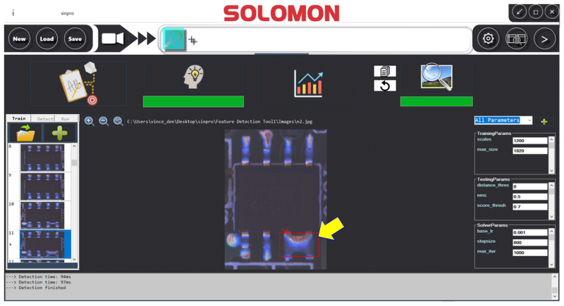 AI inspection of semiconductor soldering connections
