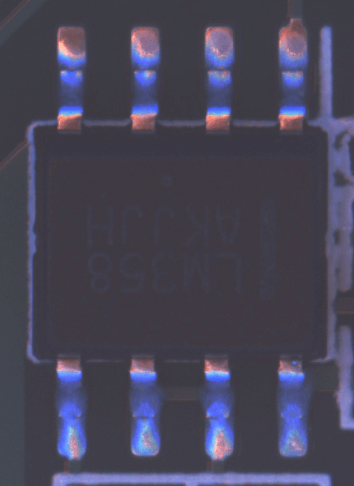 IC PIN corner defect detection case
