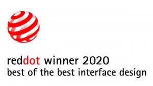 2020 Red Dot Award Best of the Best Interface Design award winner certificate