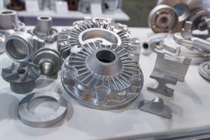 Selection of metal engine parts Selection of metal engine parts