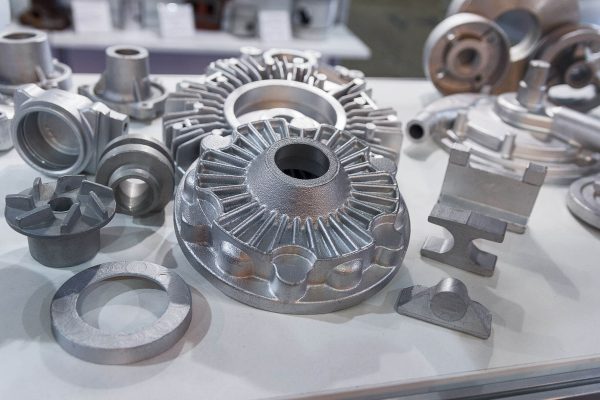 Selection of metal engine parts Selection of metal engine parts