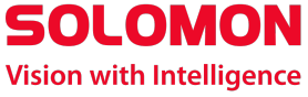 Solomon AI and 3D Vision logo and slogan 'Vision for Intelligence' in red