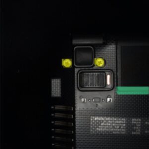 OK: Complete assembly (golden sample) - SolVision AI verifies all components are correctly installed in a laptop assembly.