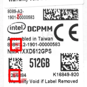 SolVision detects defects in printed text and numbers on an electronics product label using AI-based visual inspection.
