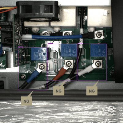 Wiring position and missing detection case